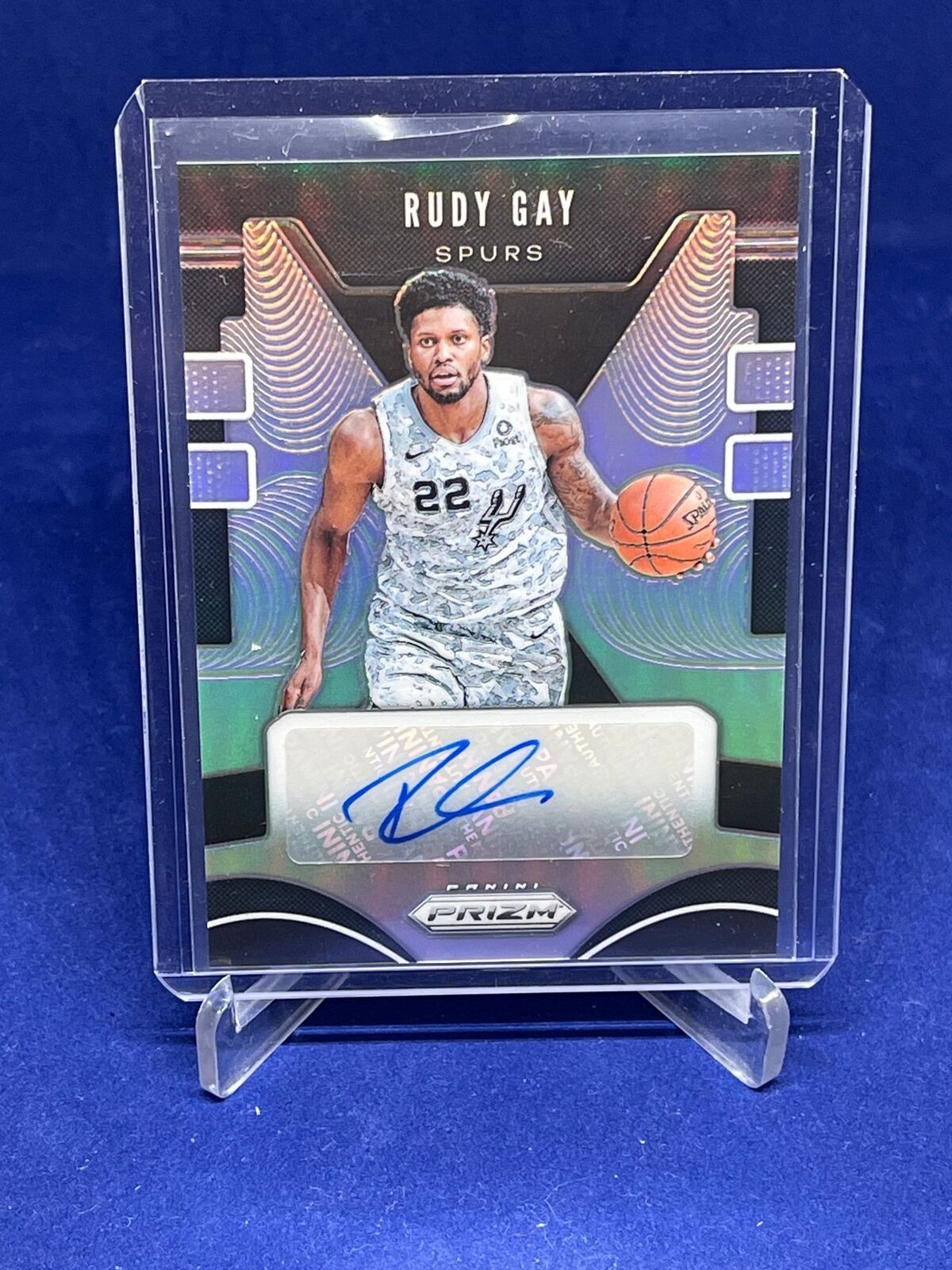 RUDY GAY 2019-20 PANINI PRIZM SILVER PRIZM AUTO