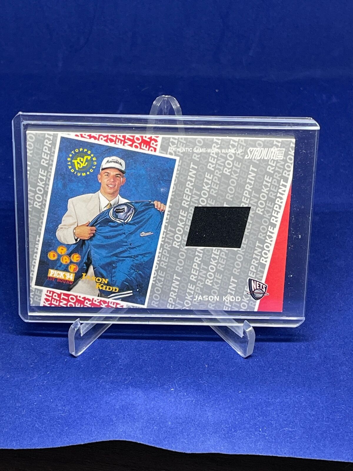 JASON KIDD 2002-03 TOPPS STADIUM CLUB ROOKIE REPRINT JERSEY #D 102/700