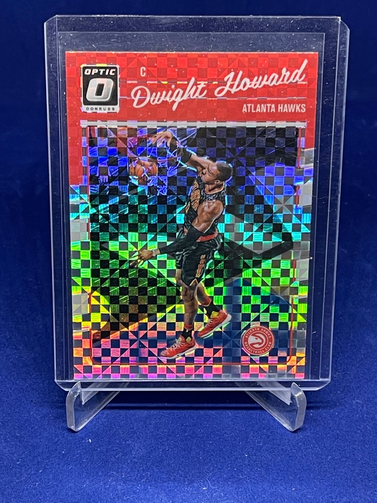 DWIGHT HOWARD 2016-17 PANINI DONRUSS OPTIC CHECKERBOARD PRIZM SSP #36