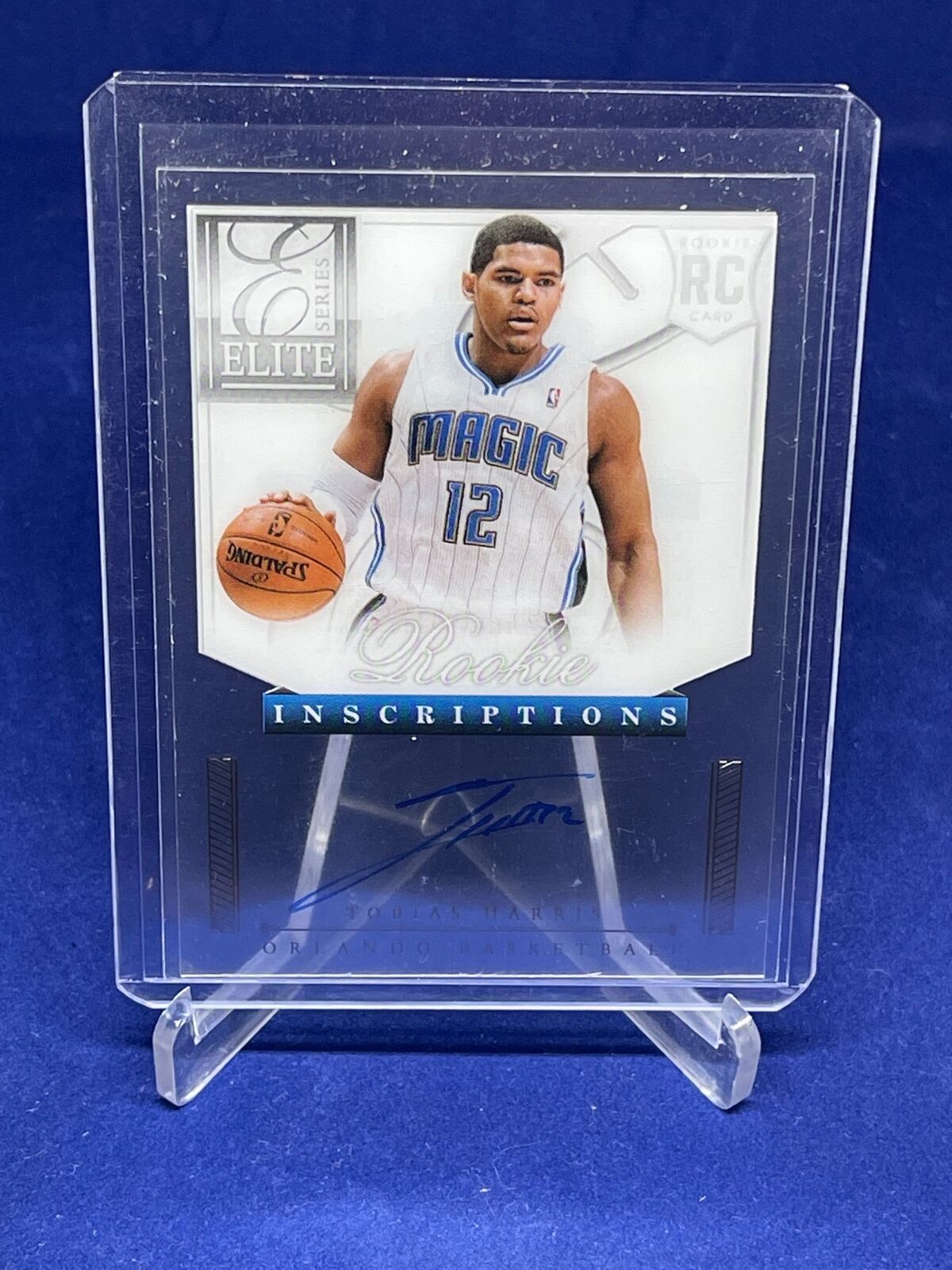 TOBIAS HARRIS 2012-13 PANINI ELITE SERIES INSCRIPTIONS AUTO ROOKIE RC #26