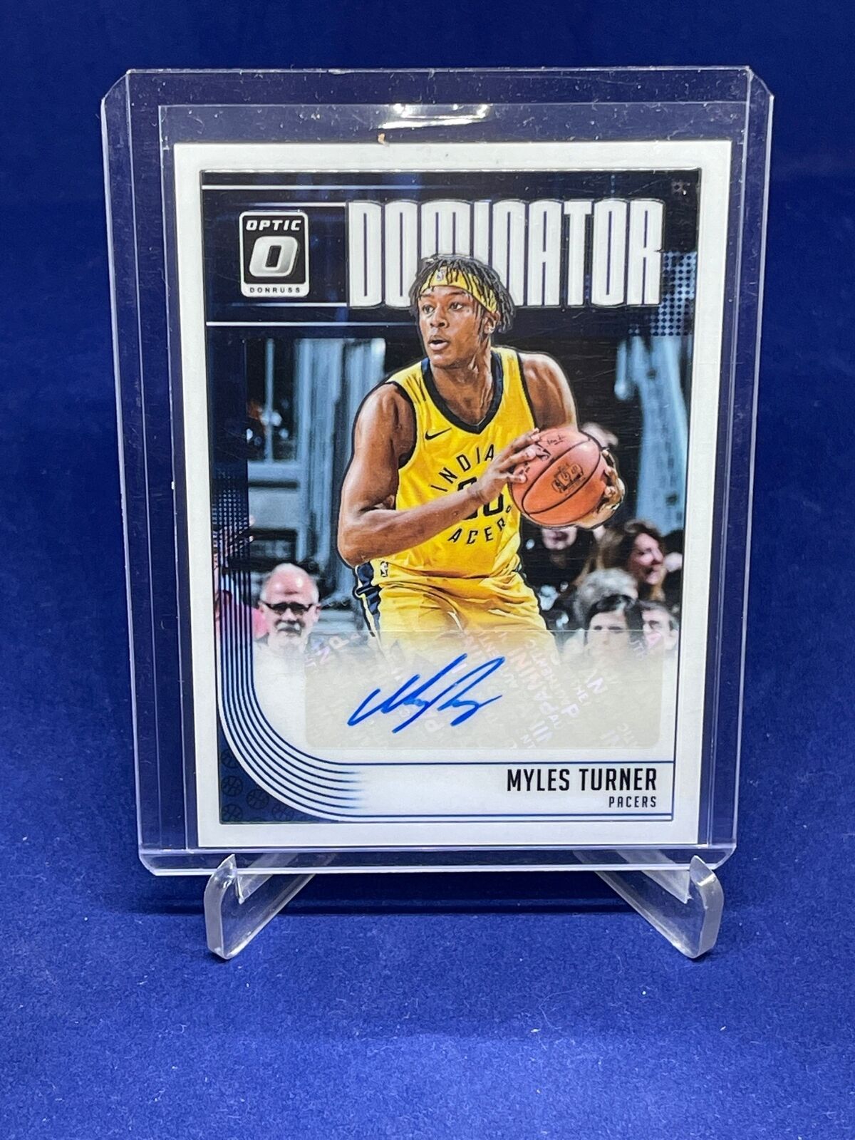 MYLES TURNER 2018-19 PANINI OPTIC DOMINATOR AUTO #D 48/60