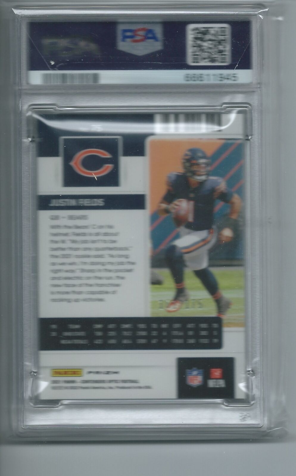 JUSTIN FIELDS 2021 CONTENDERS OPTIC ROOKIE TICKET RED RC #D 161/175 PSA 10 POP 8