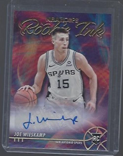 JOE WIESKAMP 2021-22 PANINI NBA HOOPS ROOKIE INK SPURS AUTO RC