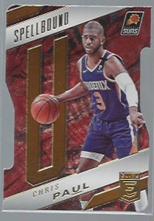 CHRIS PAUL 2021-22 PANINI ELITE SPELLBOUND "U" ORANGE SP #39
