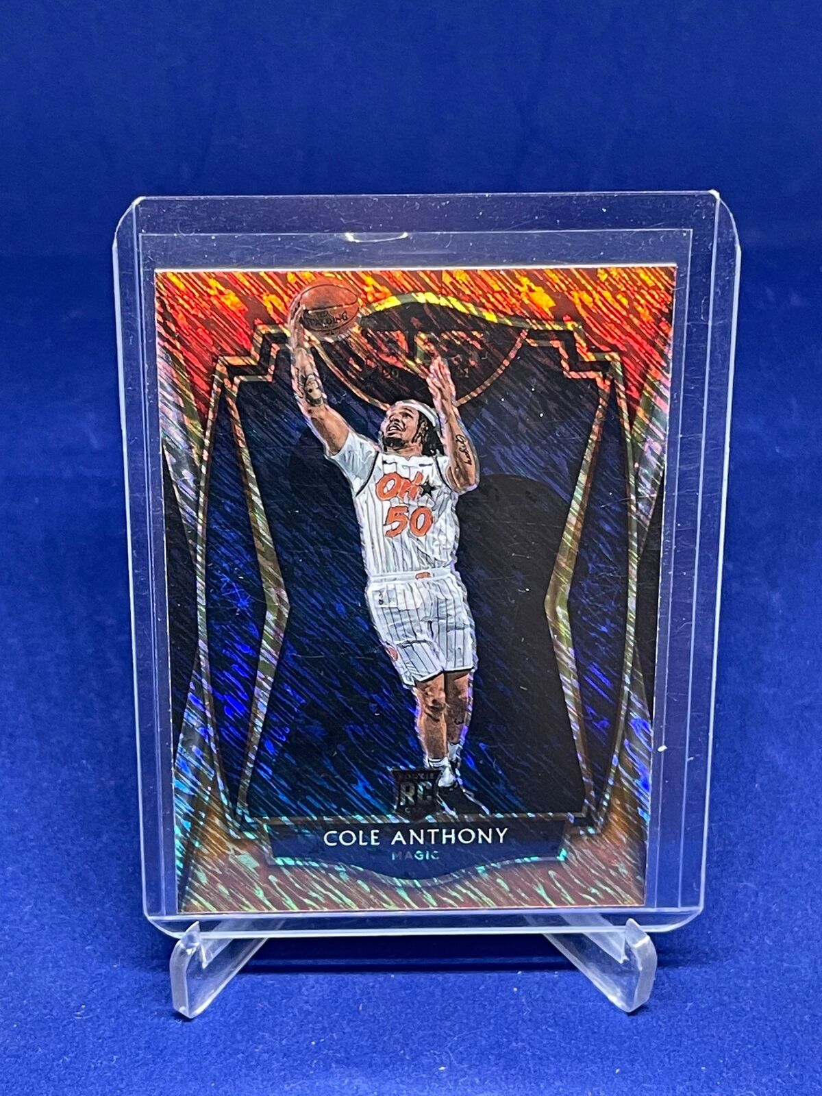 COLE ANTHONY 2020-21 PANINI SELECT PREMIER LEVEL SHIMMER PRIZM ROOKIE RC #177