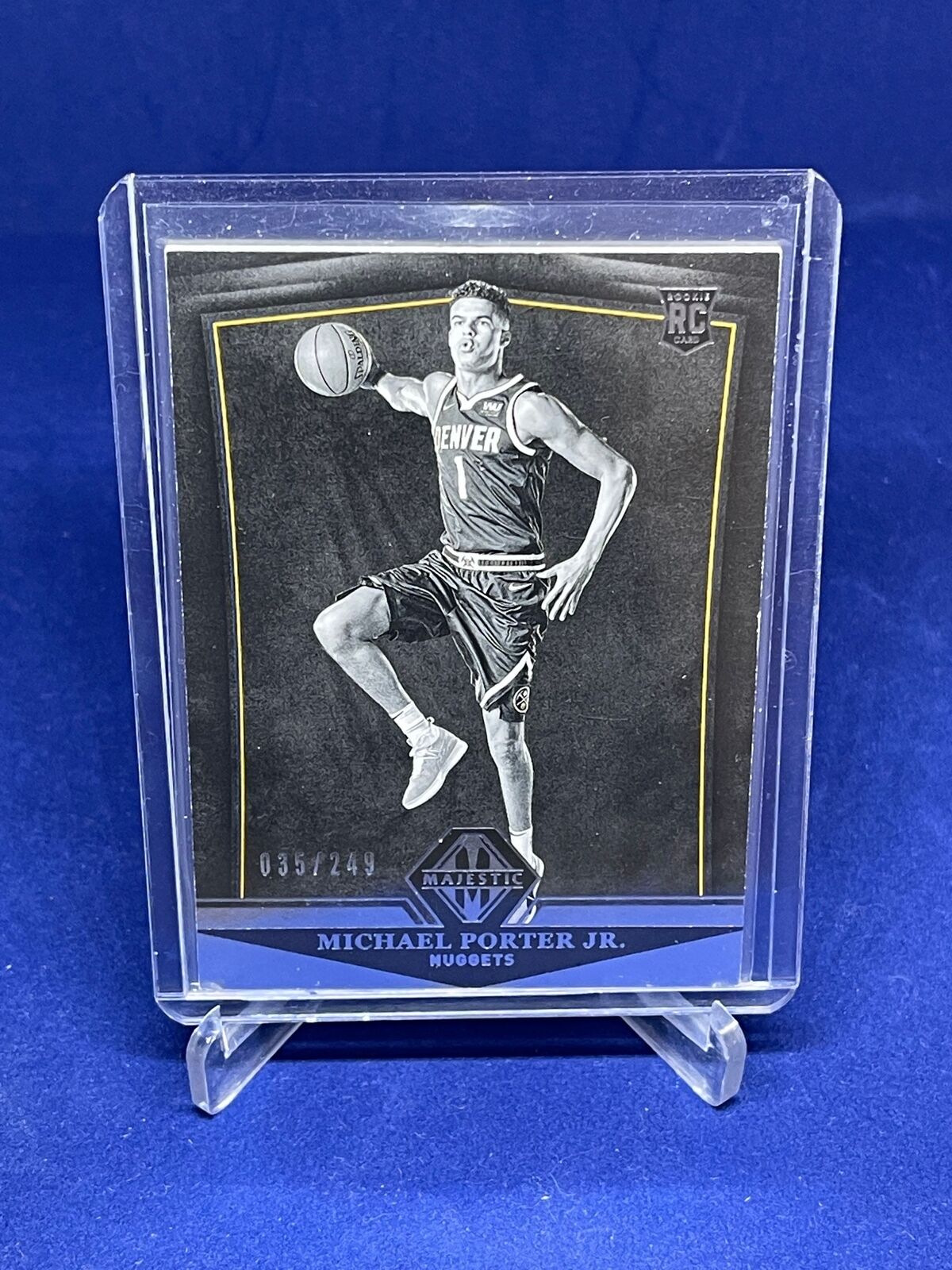 MICHAEL PORTER JR 2018-19 PANINI CHRONICLES MAJESTIC ROOKIE RC #D 35/249