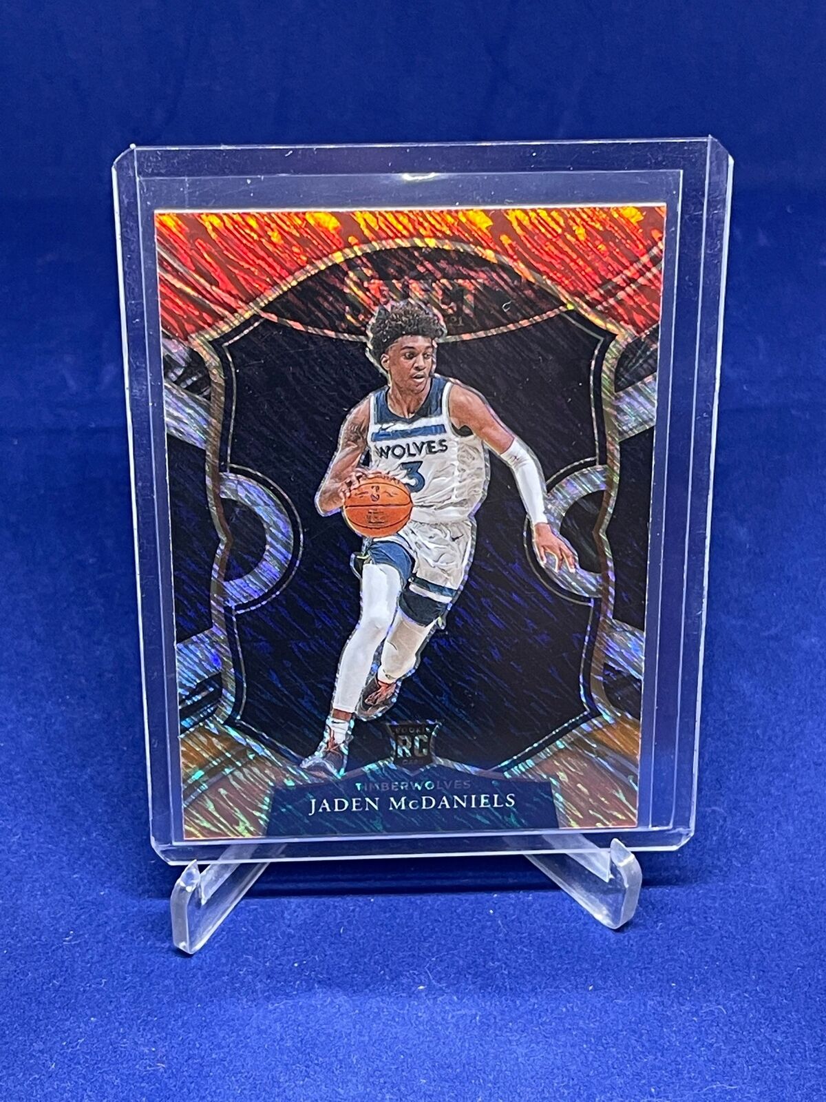 JADEN MCDANIELS 2020-21 PANINI SELECT CONCOURSE SHIMMER PRIZM ROOKIE RC #88