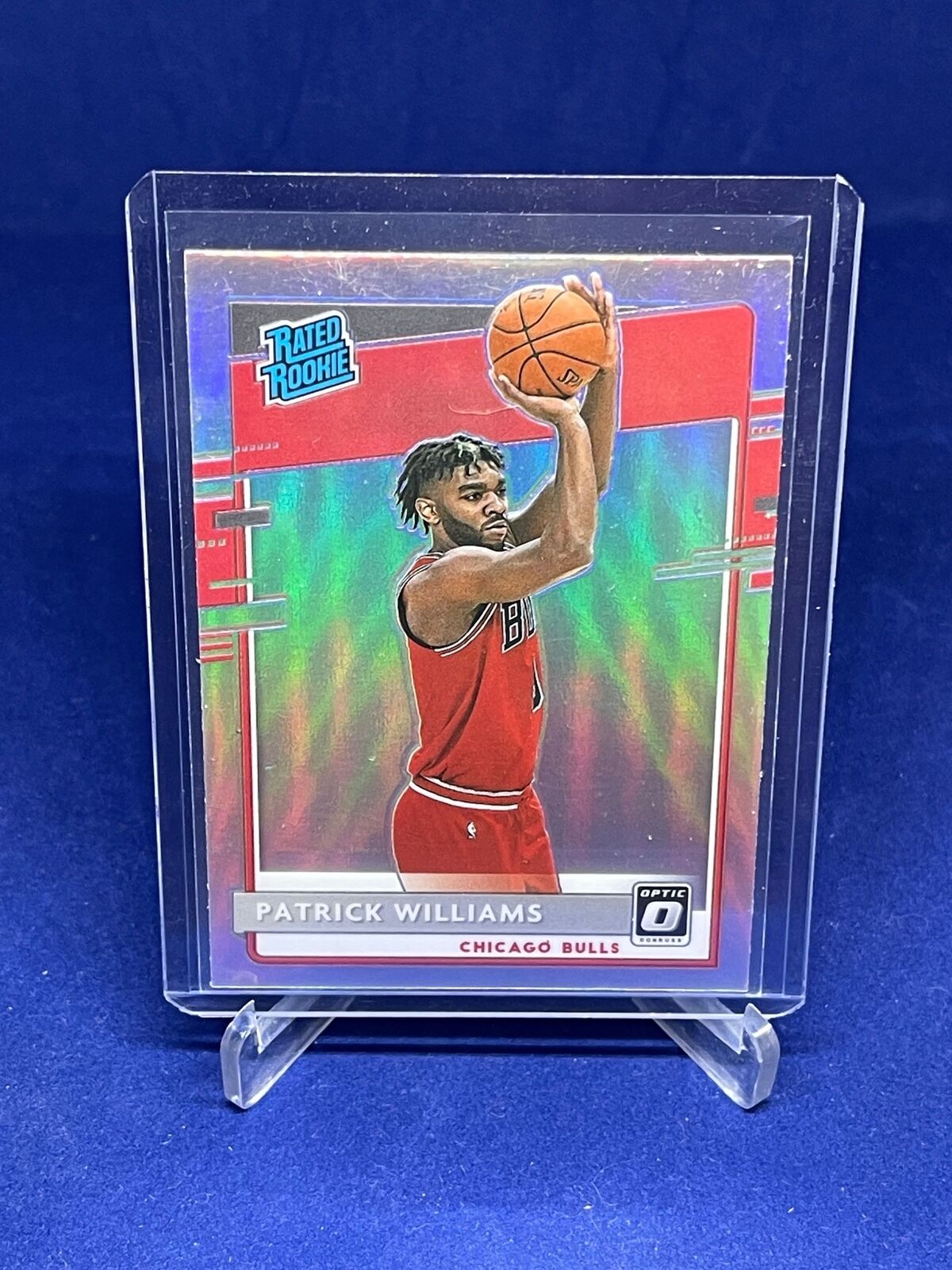 PATRICK WILLIAMS 2020-21 PANINI DONRUSS OPTIC RATED ROOKIE HOLO PRIZM RC #154