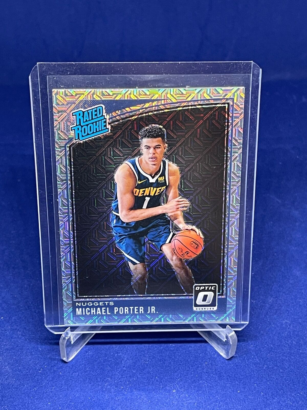 MICHAEL PORTER JR 2018-19 PANINI DONRUSS OPTIC RATED ROOKIE CHOICE HOLO RC #182