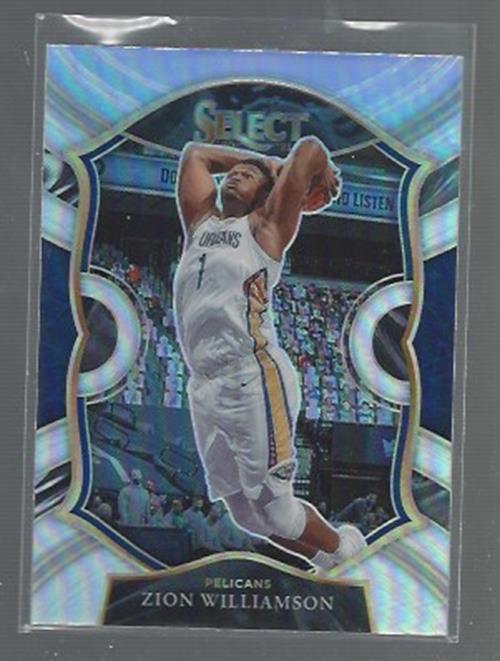 ZION WILLIAMSON 2020-21 PANINI SELECT SILVER PRIZM #1