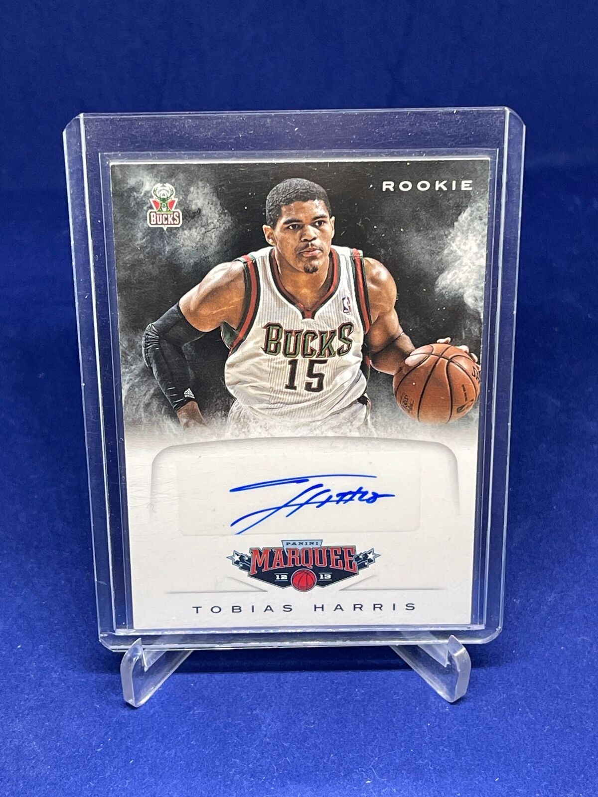 TOBIAS HARRIS 2012-13 PANINI MARQUEE AUTO ROOKIE RC #32