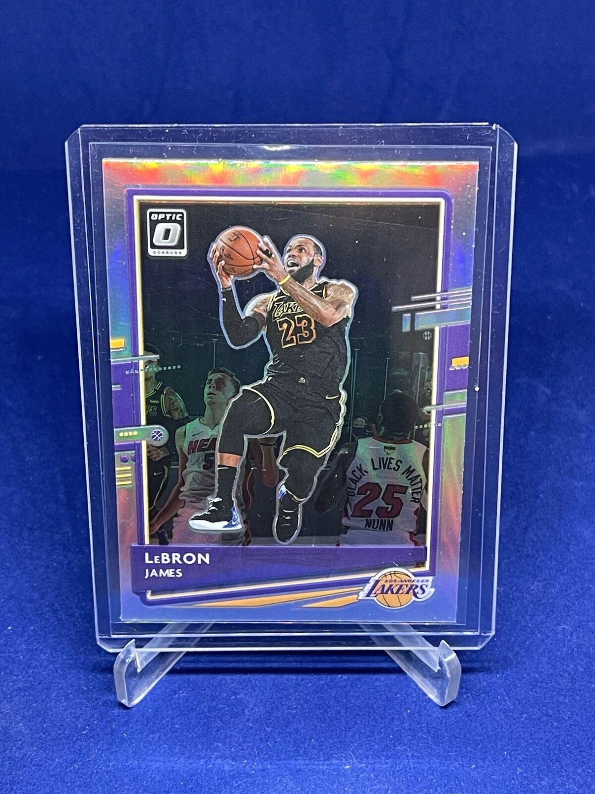 LEBRON JAMES 2020-21 PANINI DONRUSS OPTIC SILVER PRIZM #13