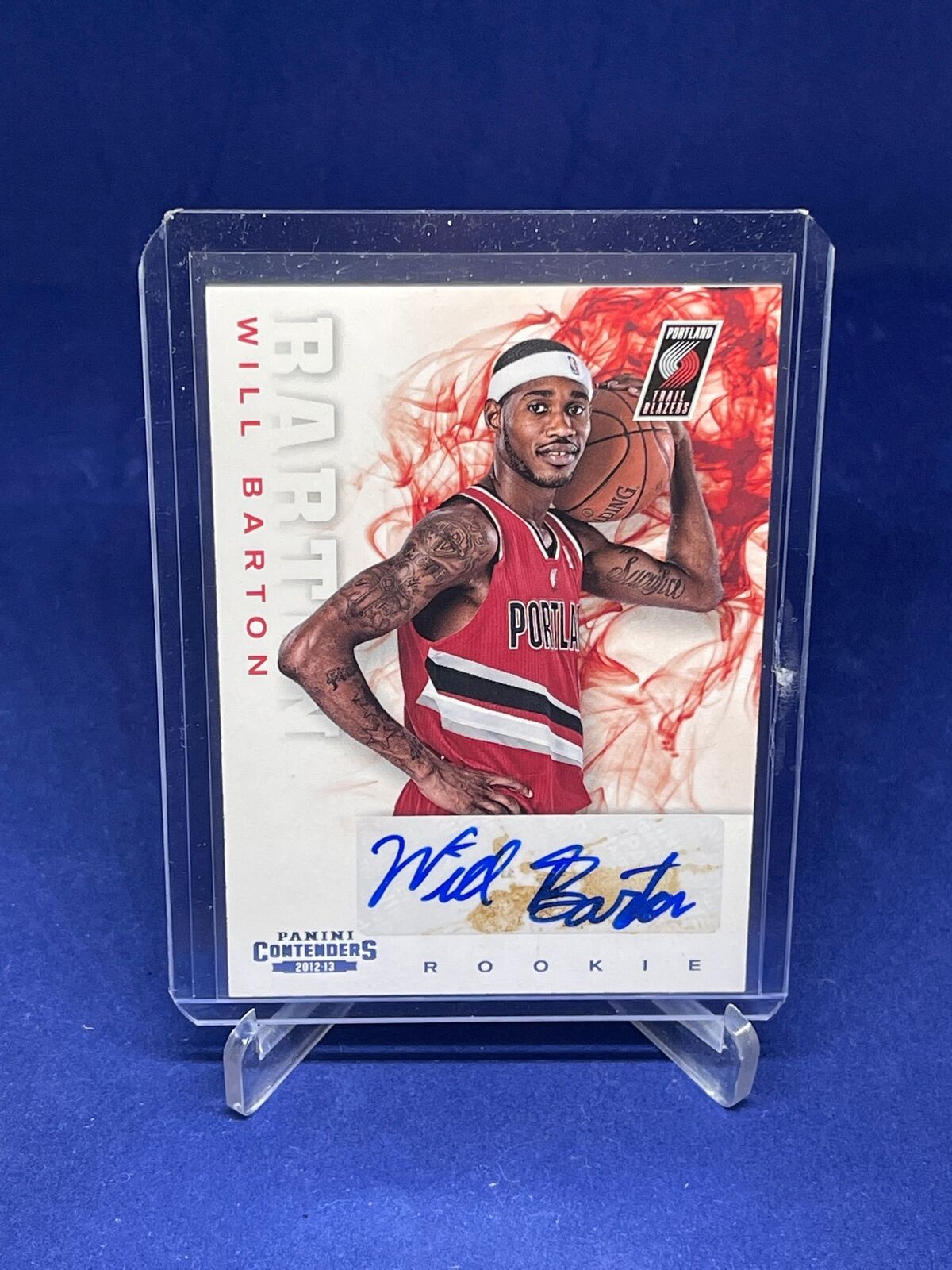 WILL BARTON 2012-13 PANINI CONTENDERS ROOKIE AUTO RC #238