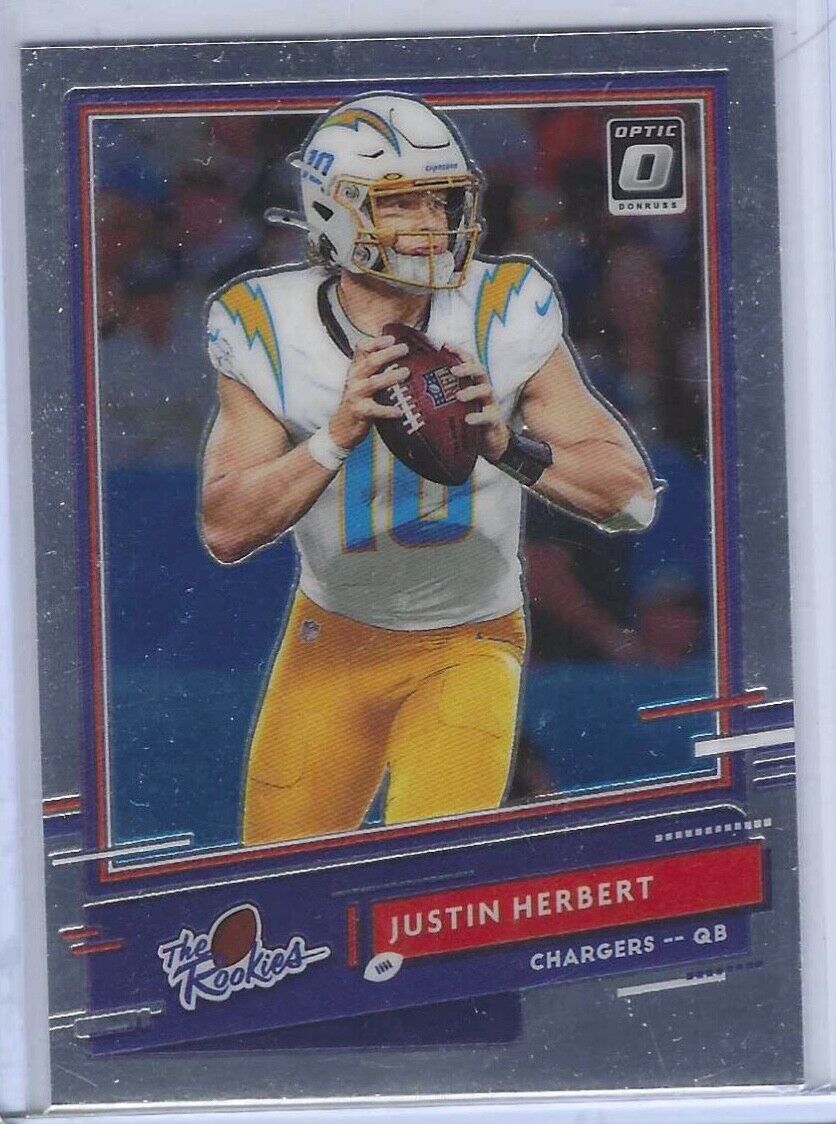 JUSTIN HERBERT 2020 DONRUSS OPTIC THE ROOKIES RC #TR-JH