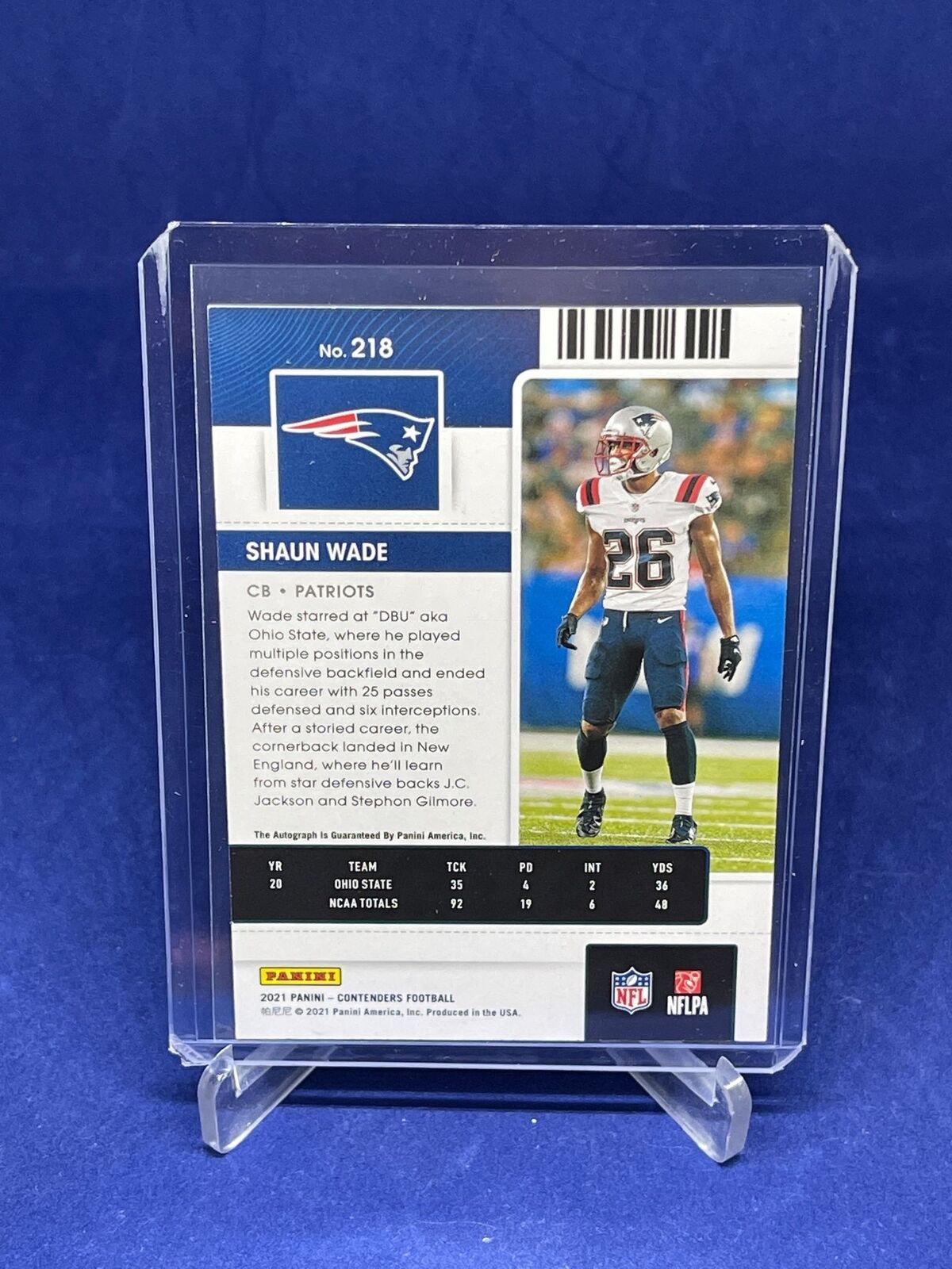 SHAUN WADE 2021 PANINI CONTENDERS ROOKIE TICKET AUTO RC #218