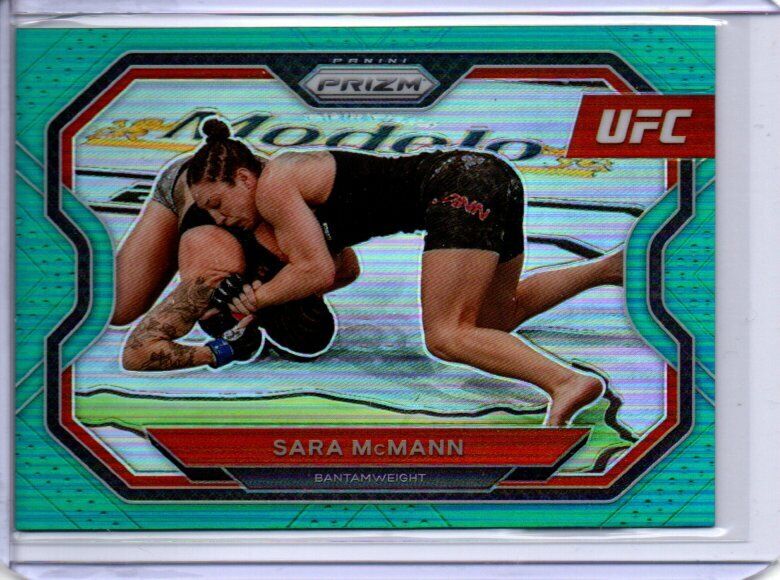 SARA MCMANN 2021 PANINI PRIZM UFC TEAL PRIZM #D 48/49
