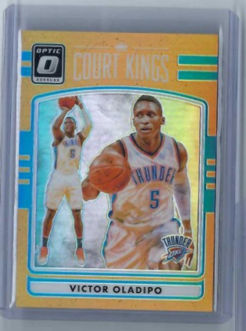 VICTOR OLADIPO 2016-17 PANINI DONRUSS OPTIC COURT KINGS ORANGE HOLO #D 160/199