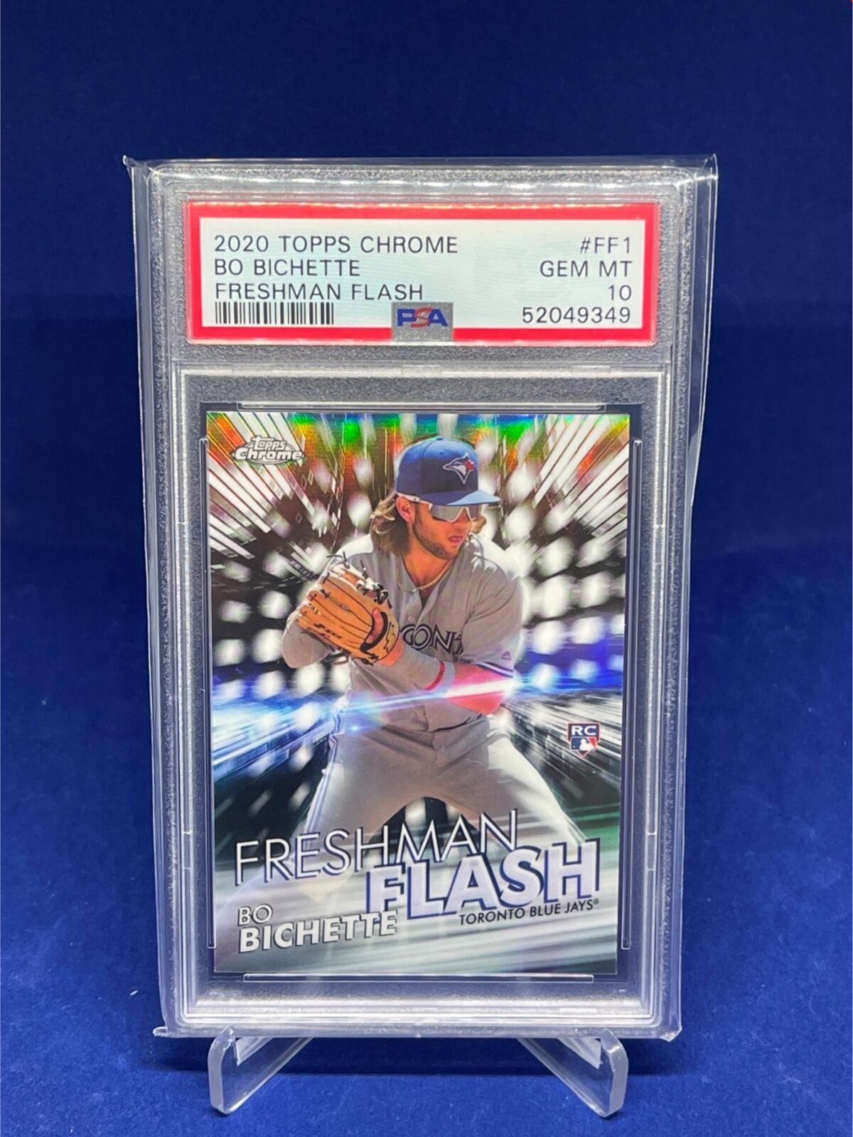 BO BICHETTE 2020 TOPPS CHROME FRESHMAN FLASH REFRACTOR RC PSA 10 GEM MINT