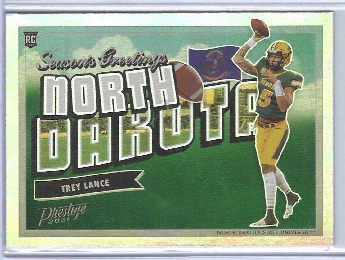 TREY LANCE 2021 PRESTIGE SEASONS GREETINGS RC #SG-3