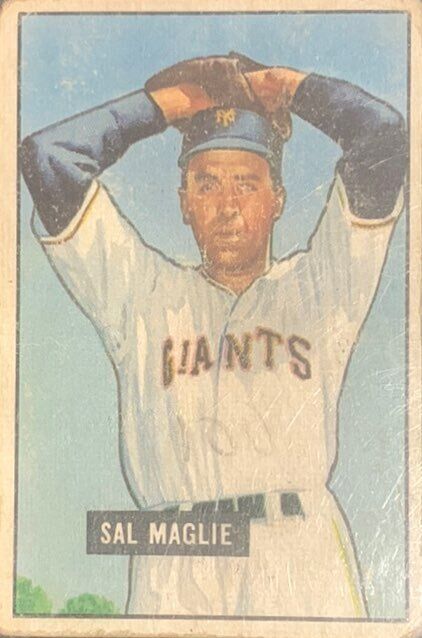 1951 Bowman #127 Sal Maglie - New York Giants