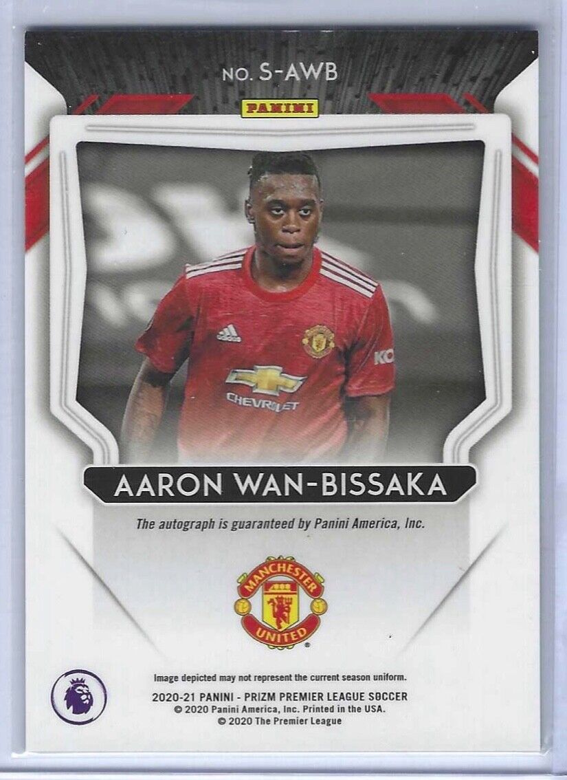 AARON WAN-BISSAKA 2020-21 PANINI PRIZM EPL SIGNATURES AUTO #S-AWB