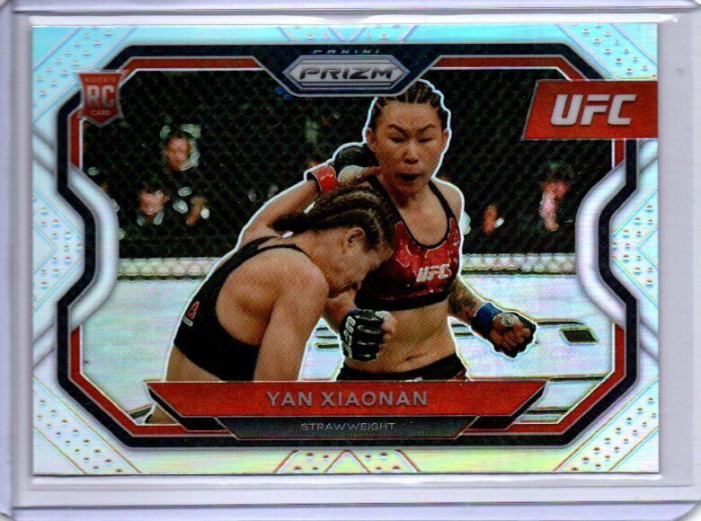 YAN XIAONAN 2021 PANINI PRIZM UFC SILVER PRIZM RC #169