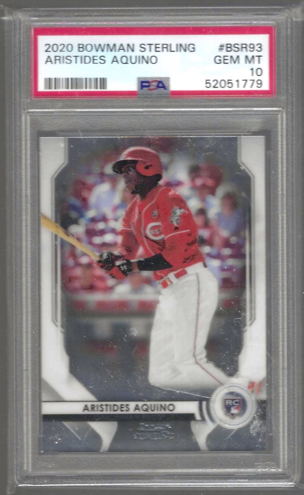 ARISTIDES AQUINO 2020 BOWMAN STERLING ROOKIE RC PSA 10 GEM MINT