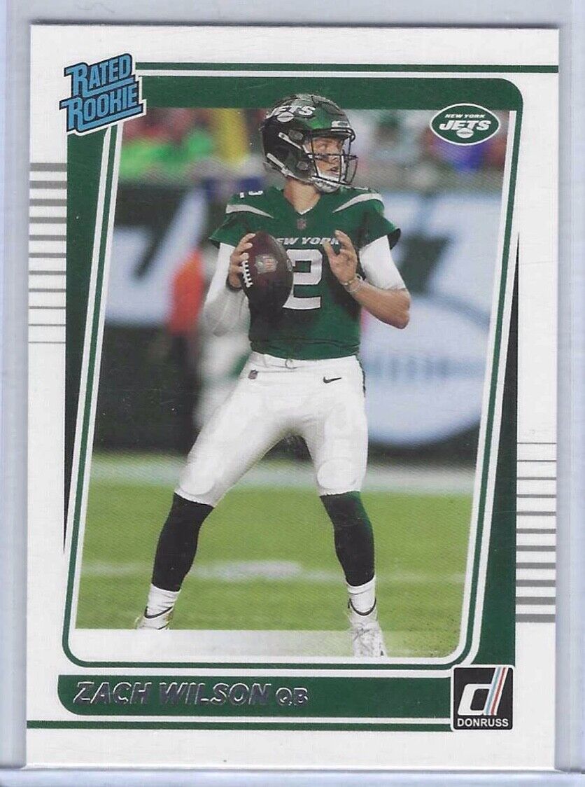 ZACH WILSON 2021 DONRUSS RATED ROOKIE RC #252