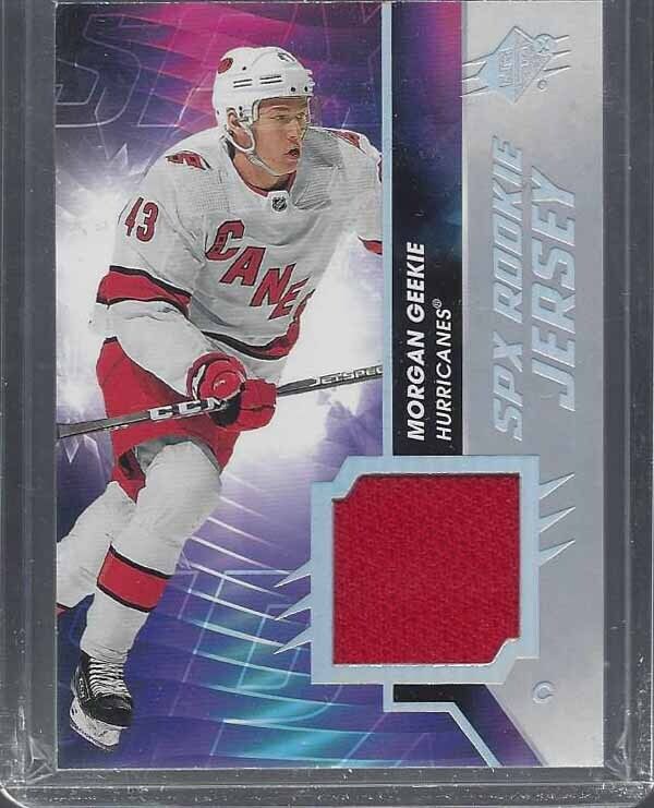 MORGAN GEEKIE 2020-21 SPX ROOKIE JERSEY RC