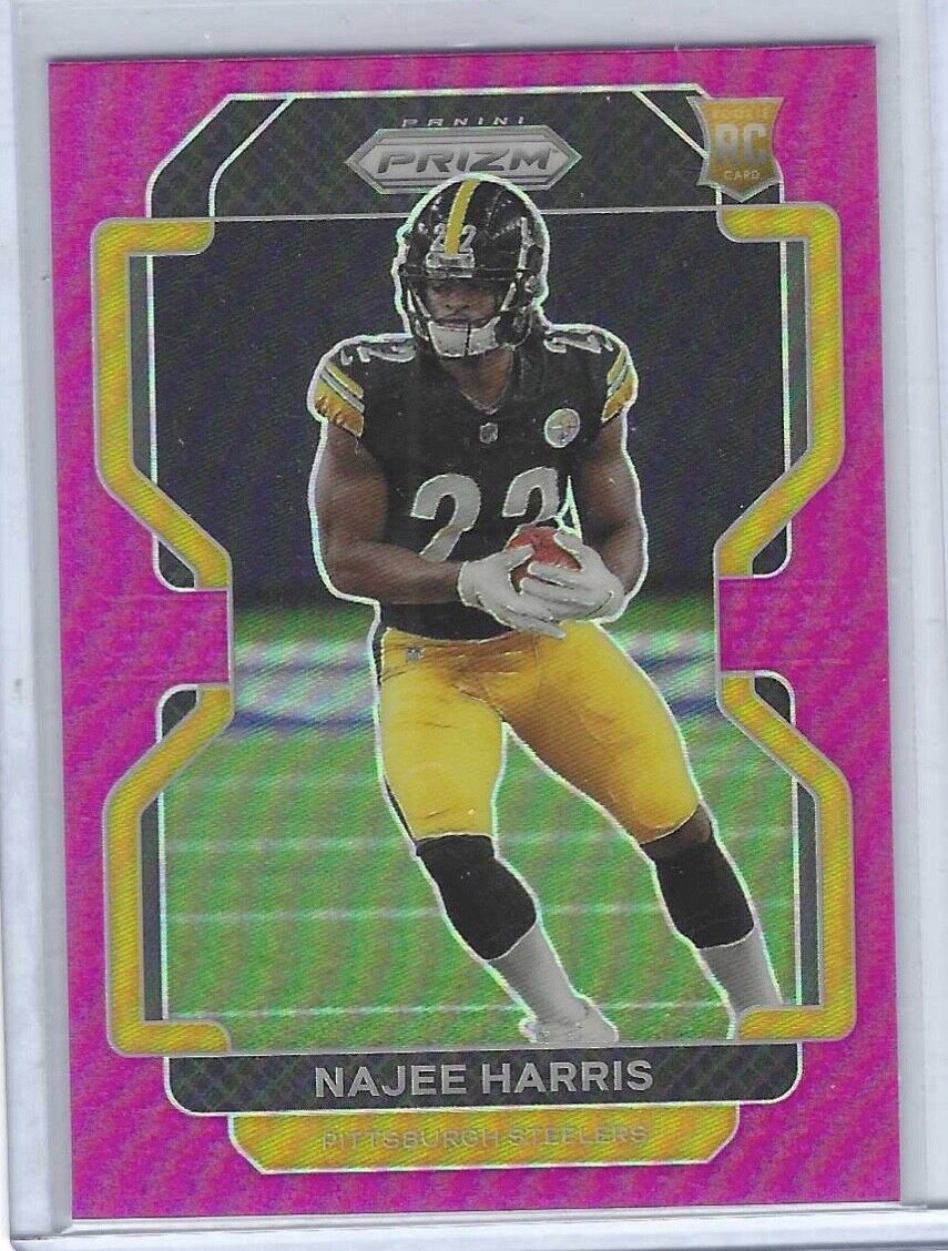 NAJEE HARRIS 2021 PANINI PRIZM PINK PRIZM ROOKIE RC #343