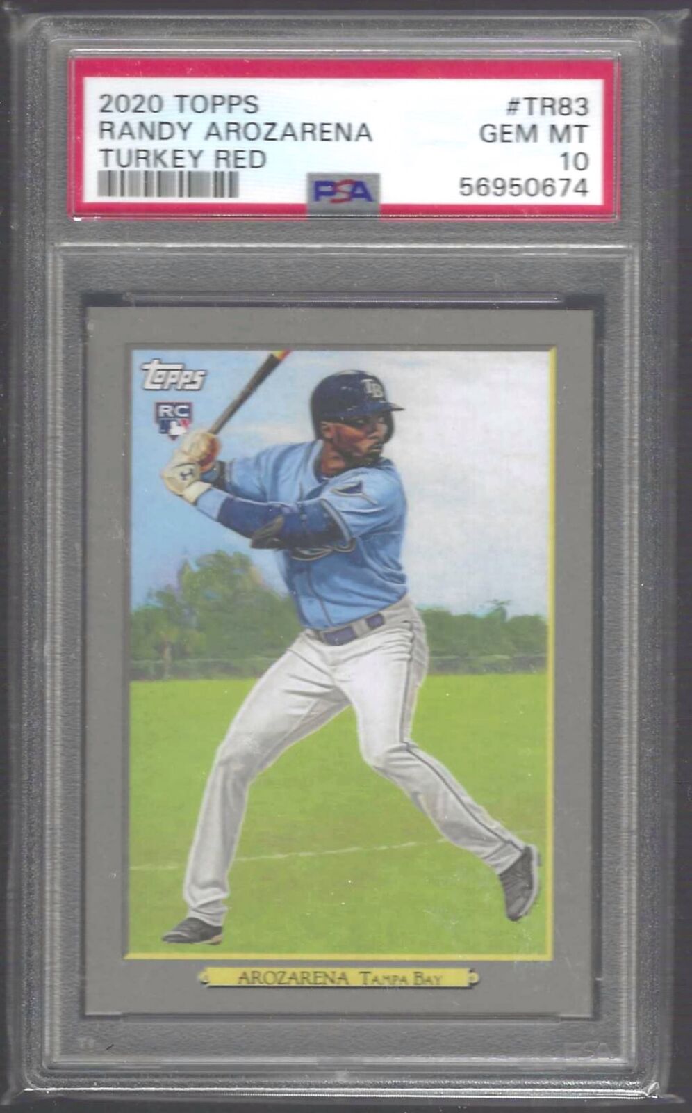 RANDY AROZARENA 2020 TOPPS TURKEY RED ROOKIE RC PSA 10 GEM MINT