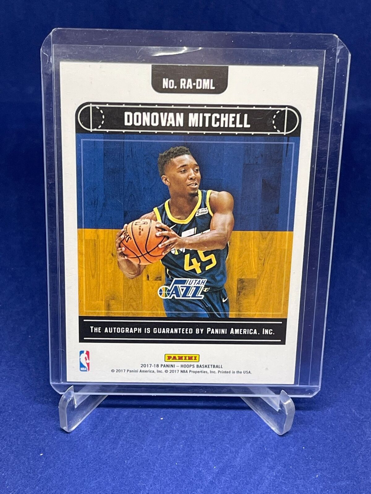 DONOVAN MITCHELL 2017-18 PANINI NBA HOOPS ROOKIE AUTO RC