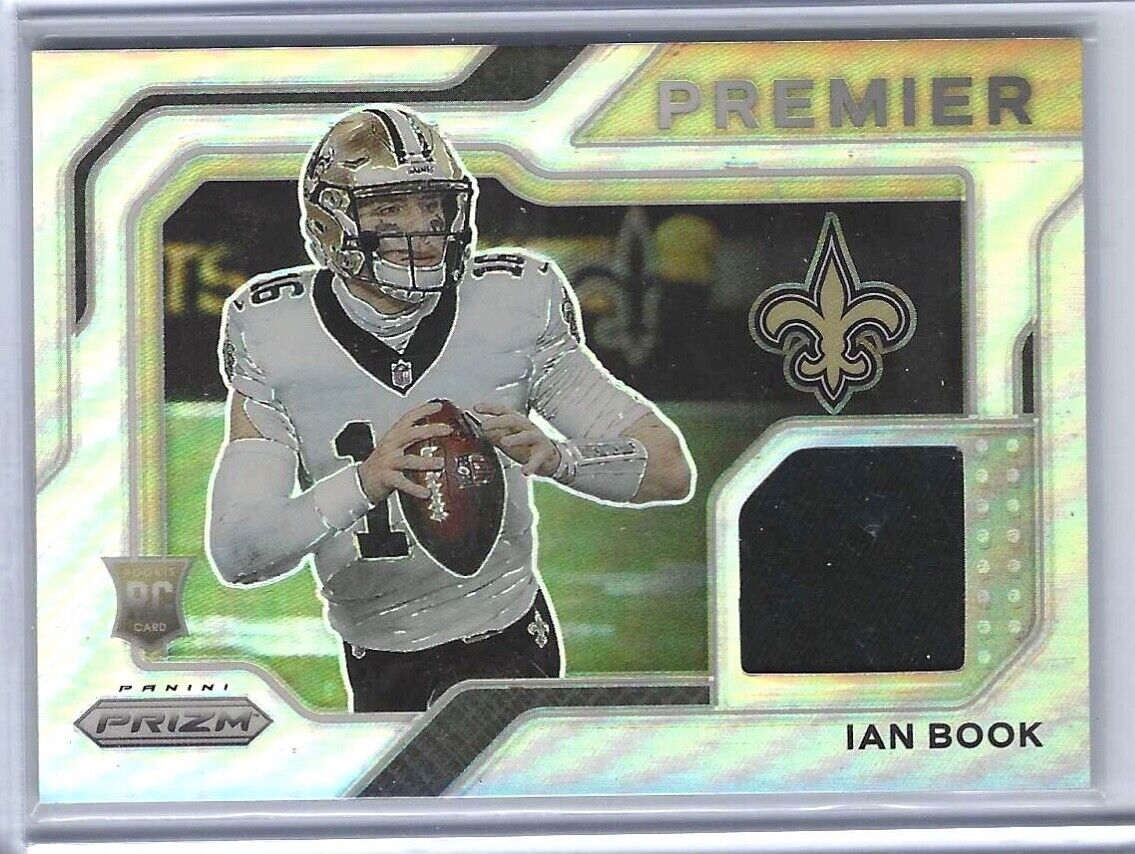 IAN BOOK 2021 PANINI PRIZM SILVER PRIZM PREMIER ROOKIE JERSEY PATCH RC #PJ-20
