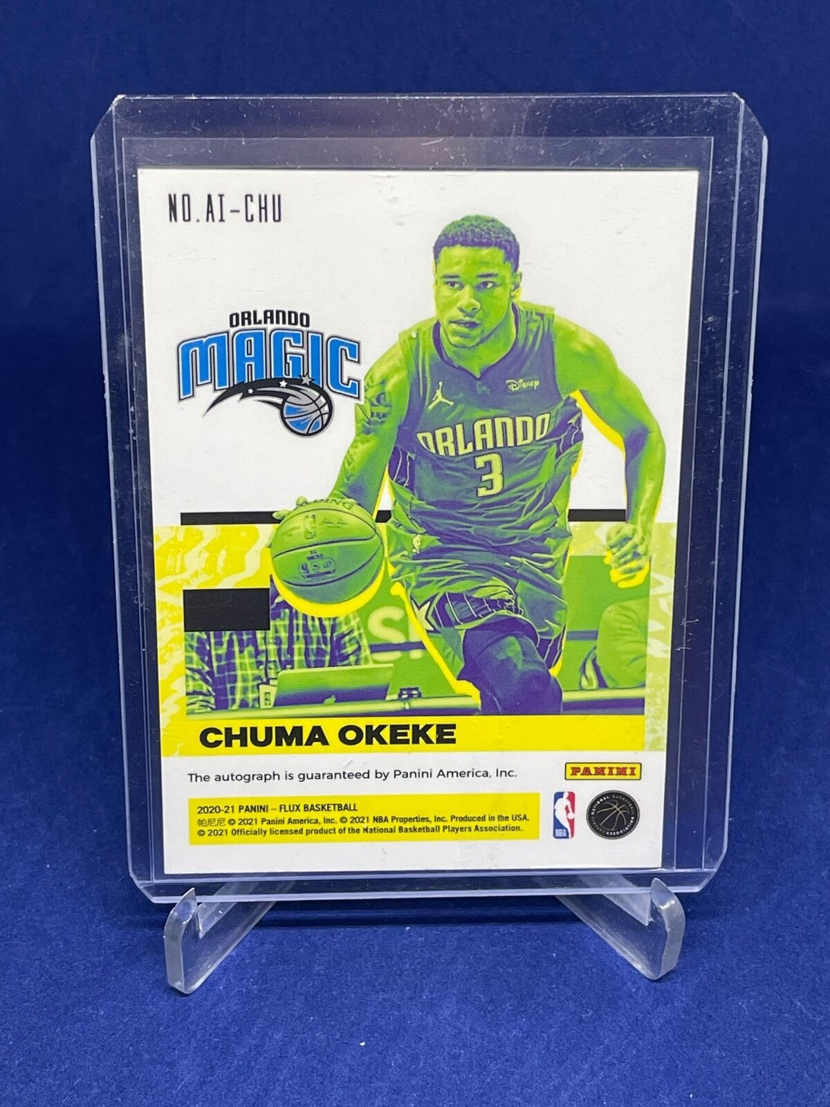 CHUMA OKEKE 2020-21 PANINI FLUX INFLUX AUTOGRAPHS AUTO
