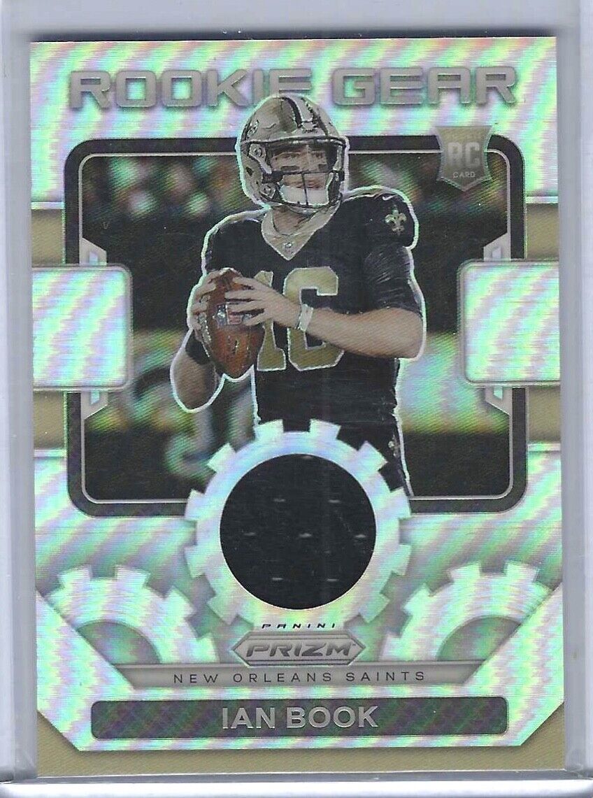 IAN BOOK 2021 PANINI PRIZM SILVER PRIZM ROOKIE GEAR JERSEY PATCH RC #RG-27