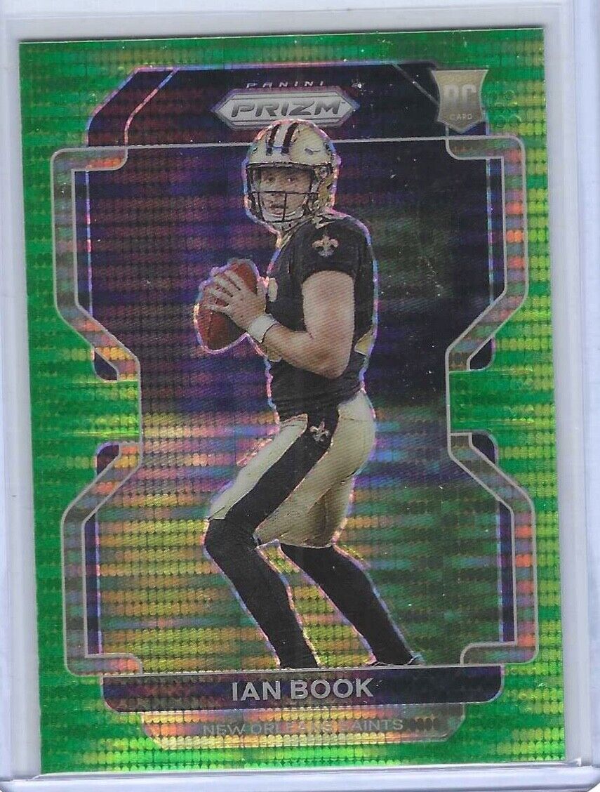 IAN BOOK 2021 PANINI PRIZM GREEN PULSAR PRIZM ROOKIE RC #357