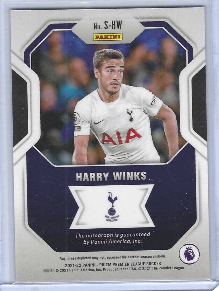 HARRY WINKS 2021-22 PANINI PRIZM EPL SIGNATURES AUTO #S-HW
