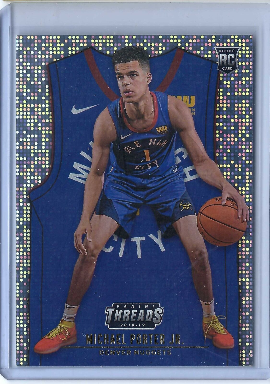 MICHAEL PORTER JR. 2018-19 PANINI THREADS DAZZLE SP RC #192