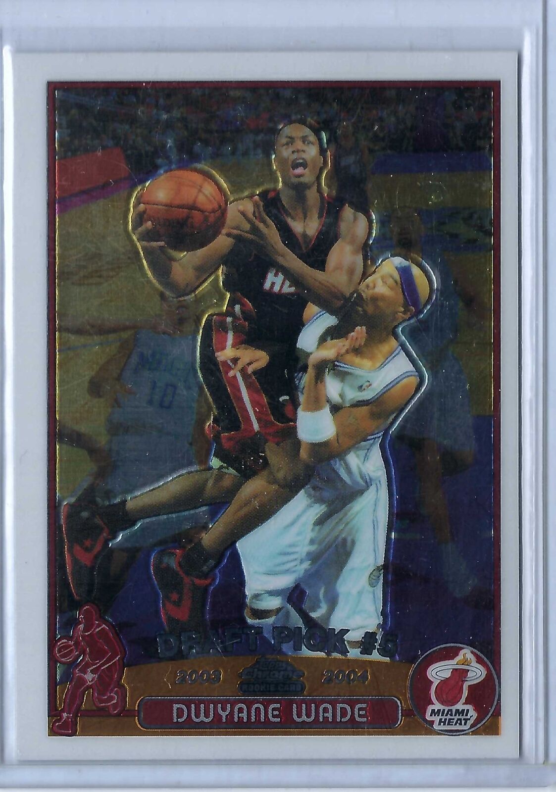 DWYANE WADE 2003-04 TOPPS CHROME TRUE ROOKIE RC #115