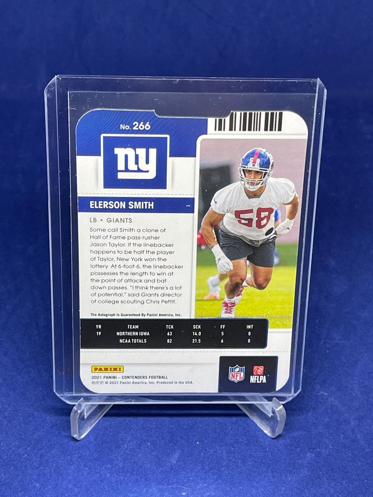ELERSON SMITH 2021 PANINI CONTENDERS TICKET STUB DIE CUT ROOKIE AUTO RC #D 32/94