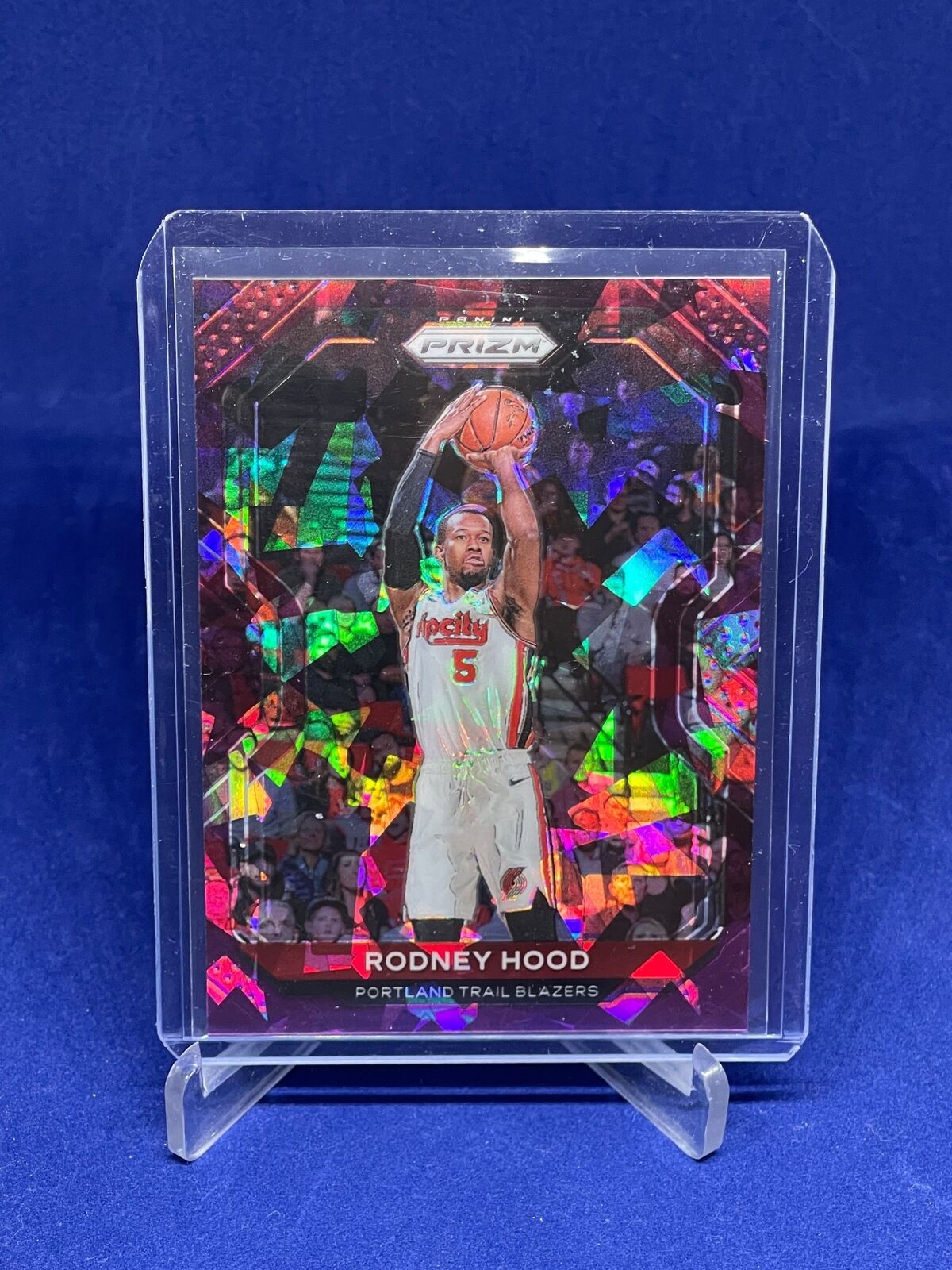 RODNEY HOOD 2020-21 PANINI PRIZM PURPLE ICE PRIZMS #D 6/175