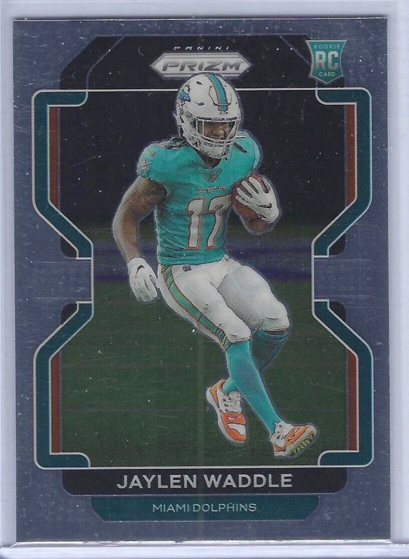 JAYLEN WADDLE 2021 PANINI PRIZM ROOKIE RC #338