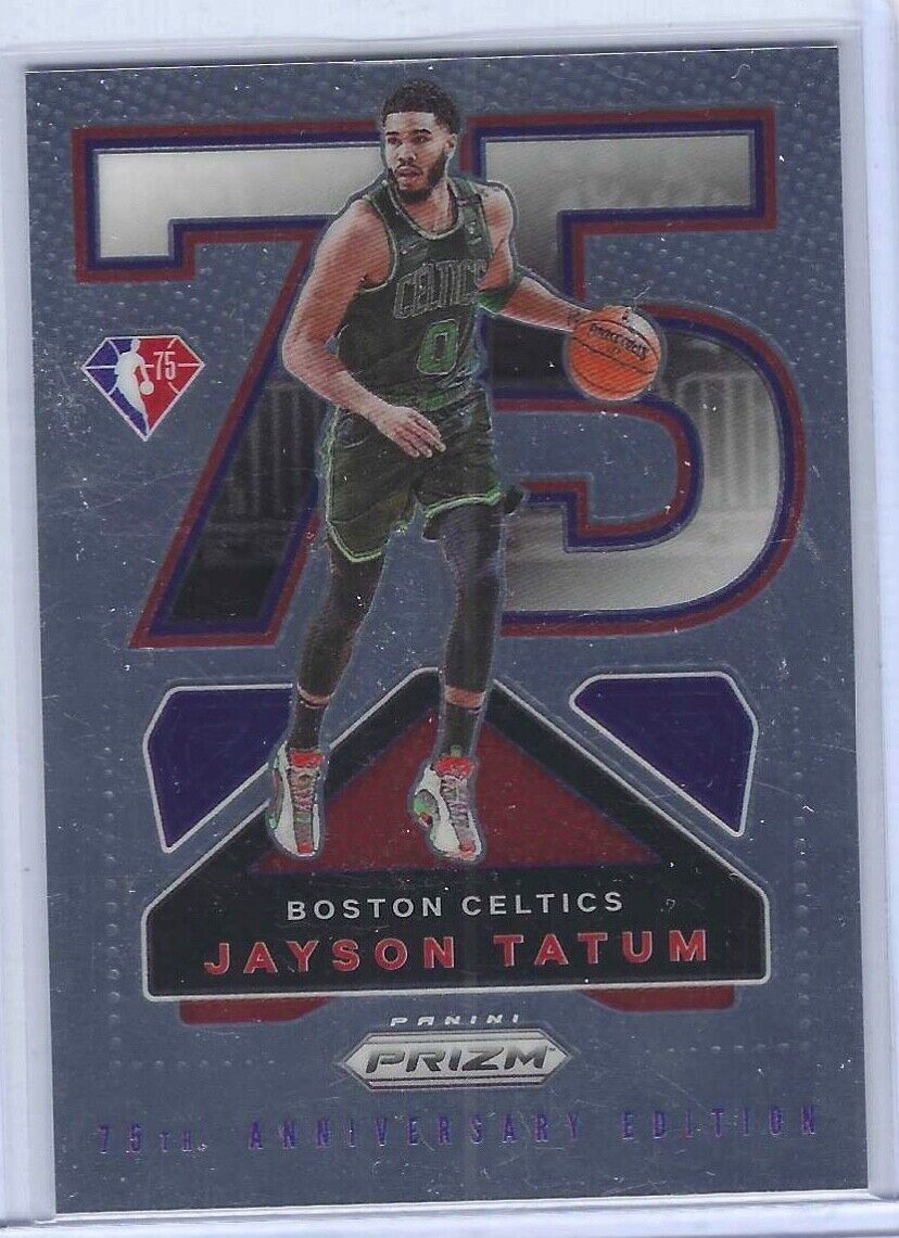 JAYSON TATUM 2021-22 PANINI PRIZM 75TH ANNIVERSARY EDITION SP #20