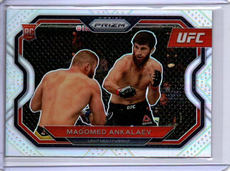 MAGOMED ANKALAEV 2021 PANINI PRIZM UFC SILVER PRIZM RC #123