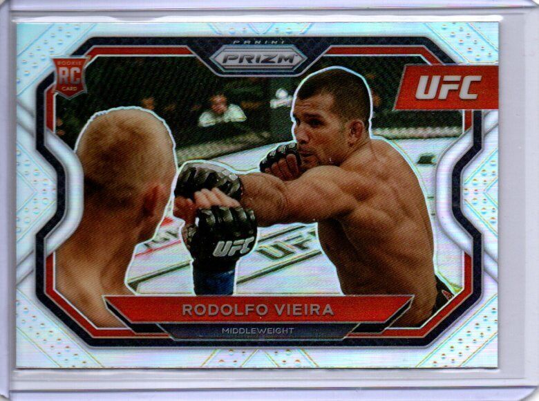 RODOLFO VIEIRA 2021 PANINI PRIZM UFC SILVER PRIZM RC #107