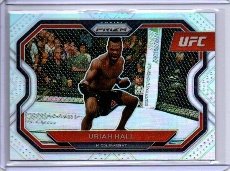 URIAH HALL 2021 PANINI PRIZM UFC SILVER PRIZM #129
