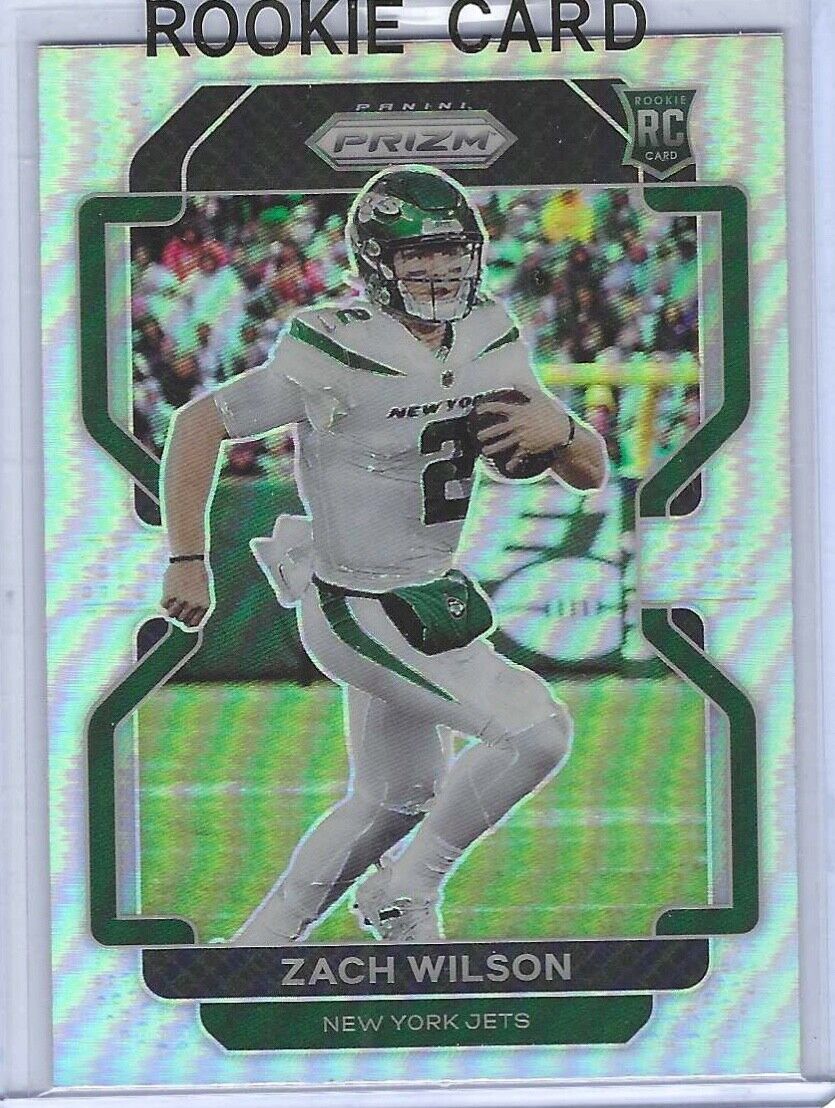 ZACH WILSON 2021 PANINI PRIZM VARIATION SILVER PRIZM ROOKIE RC #V-332