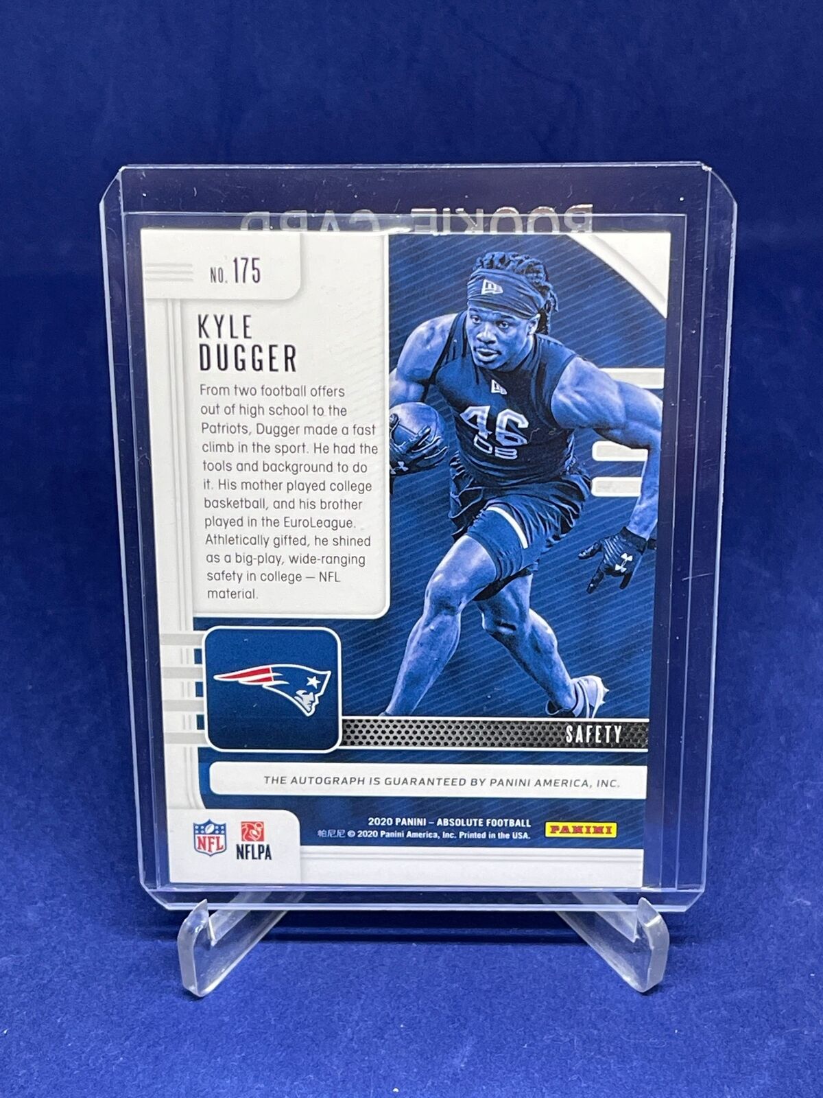KYLE DUGGER 2020 PANINI ABSOLUTE ROOKIE AUTO RC #175