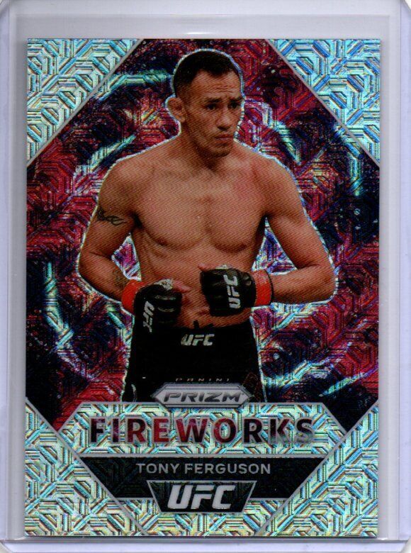 TONY FERGUSON 2021 PANINI PRIZM UFC FIREWORKS MOJO PRIZM #D 4/25