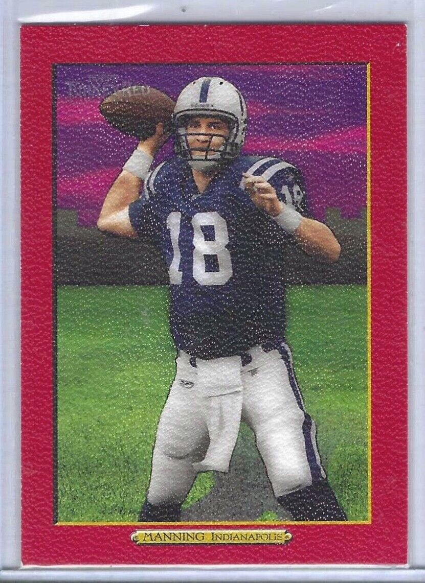 PEYTON MANNING 2006 TOPPS TURKEY RED SHORT PRINT RED SSP #18